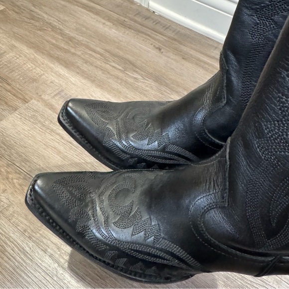 Ariat Casanova X Toe Western Cowboy Boots in Obsidian Black - Picture 11 of 13